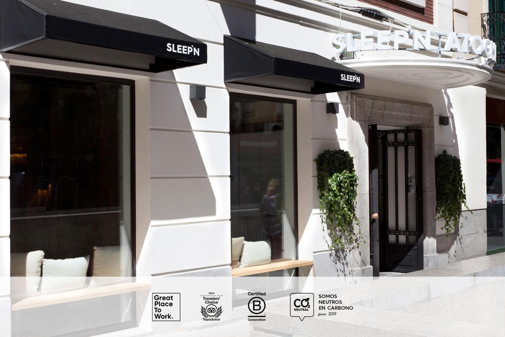 Sleep'N Atocha - B Corp Certified Hotel Madrid Exterior photo