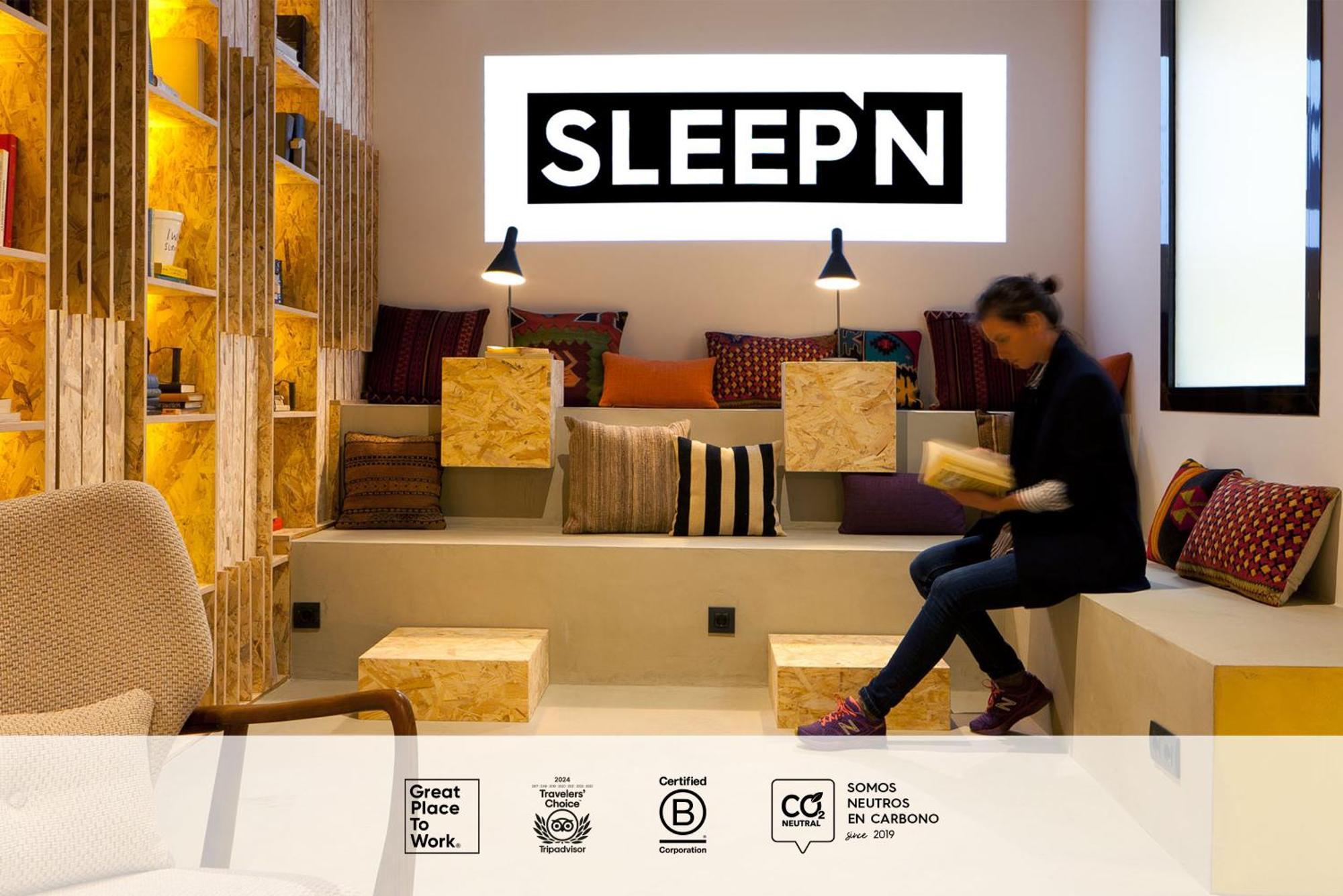 Sleep'N Atocha - B Corp Certified Hotel Madrid Exterior photo